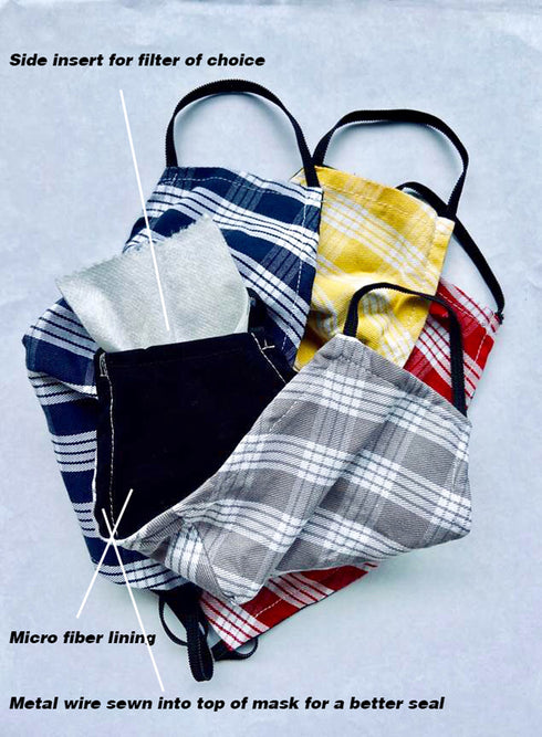 Palaka Full Fitting Cotton Face Masks